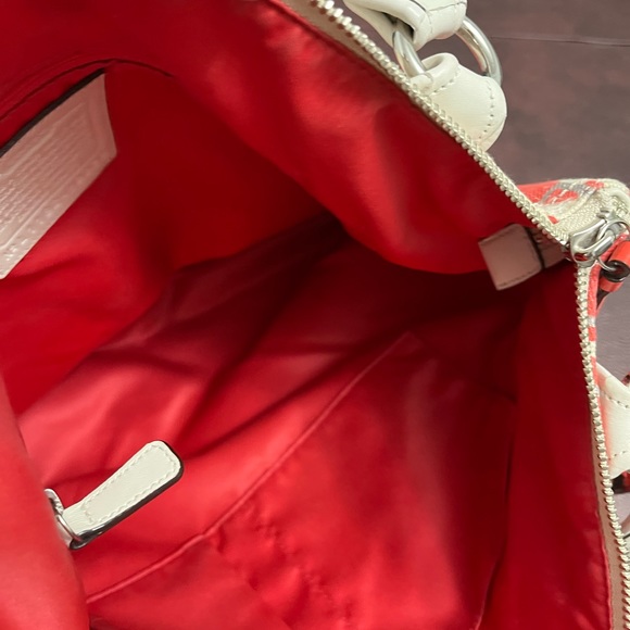 Coach Canvas floral large shoulder bag - Picture 8 of 11